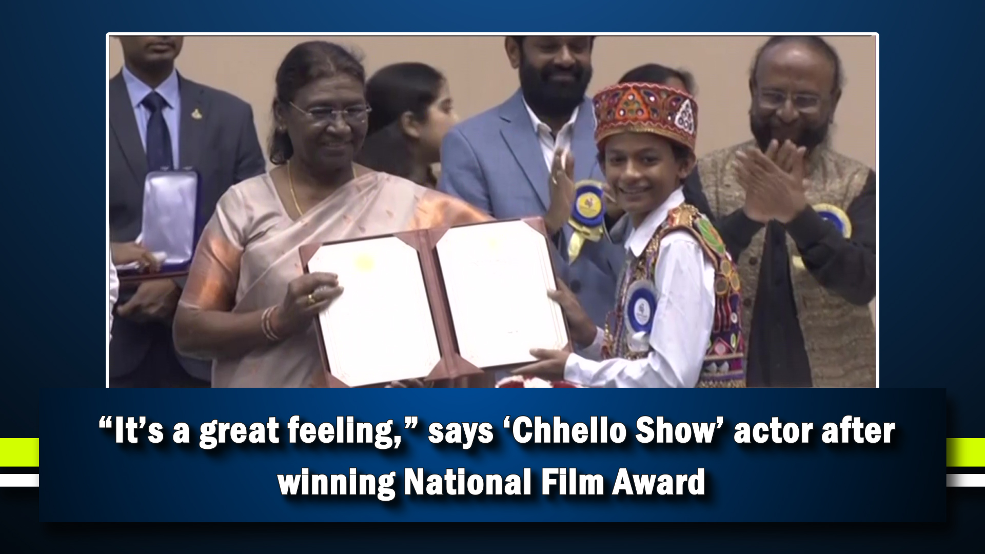 `Its a great feeling,` says `Chhello Show` actor after winning National Film Award